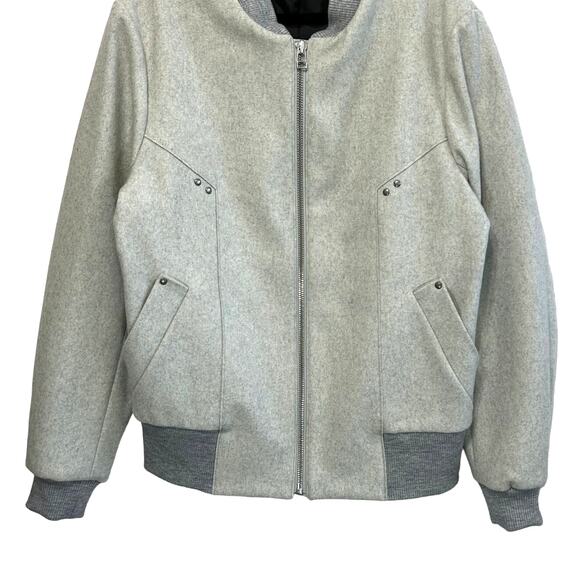 Adidas SLVR Wool Blend Full Zip Jacket Men's Sz XL Gray Streetwear Rare Sporty - Picture 5 of 8